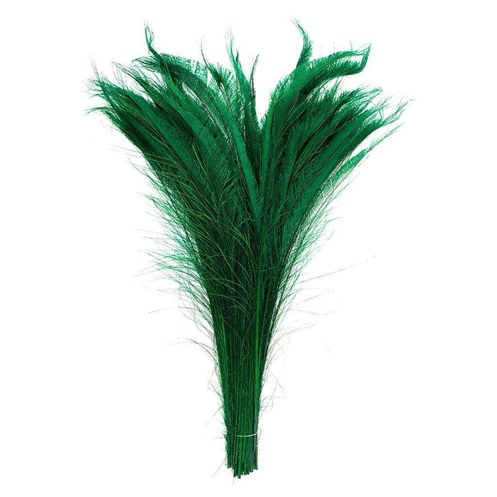 Peacock Swords Bleach Dyed - Kelly