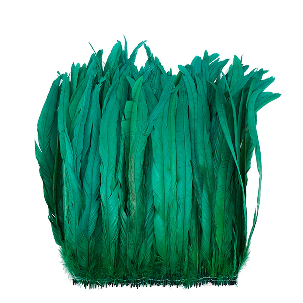 Rooster Coque Tails-Bleach-Dyed - Kelly