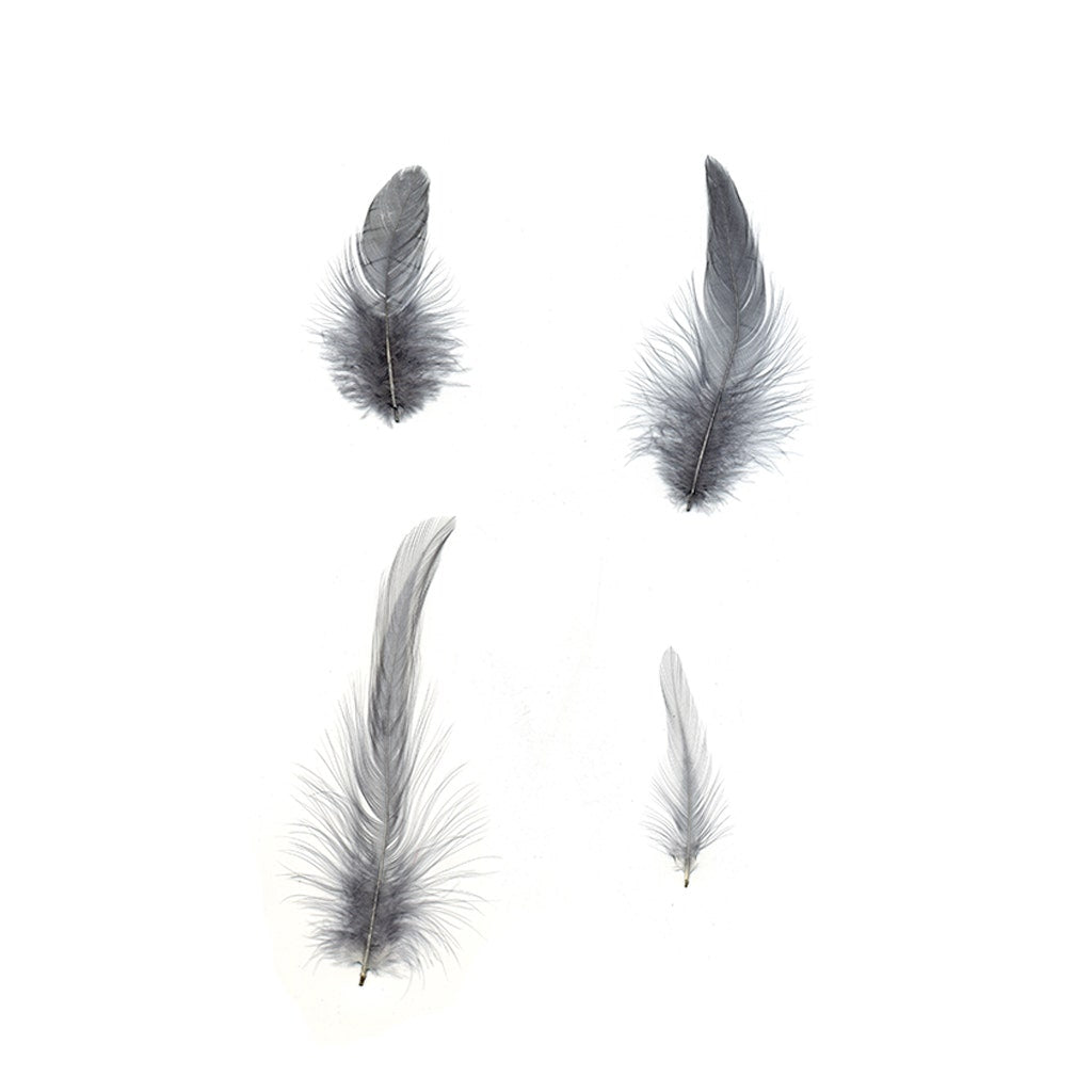 Rooster Hackle-White-Dyed - Blue Dunn