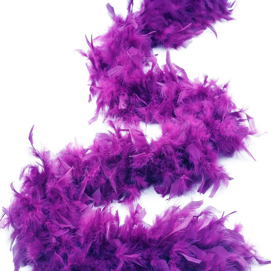 Chandelle Feather Boa - Medium Weight - Purple