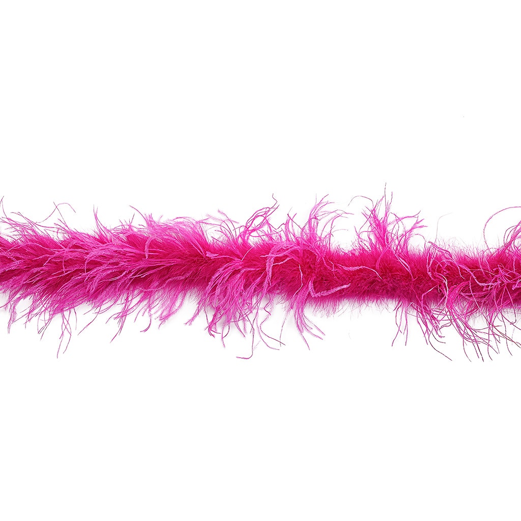 Very Berry Fuchsia 2 Ply Ostrich Feather Boa