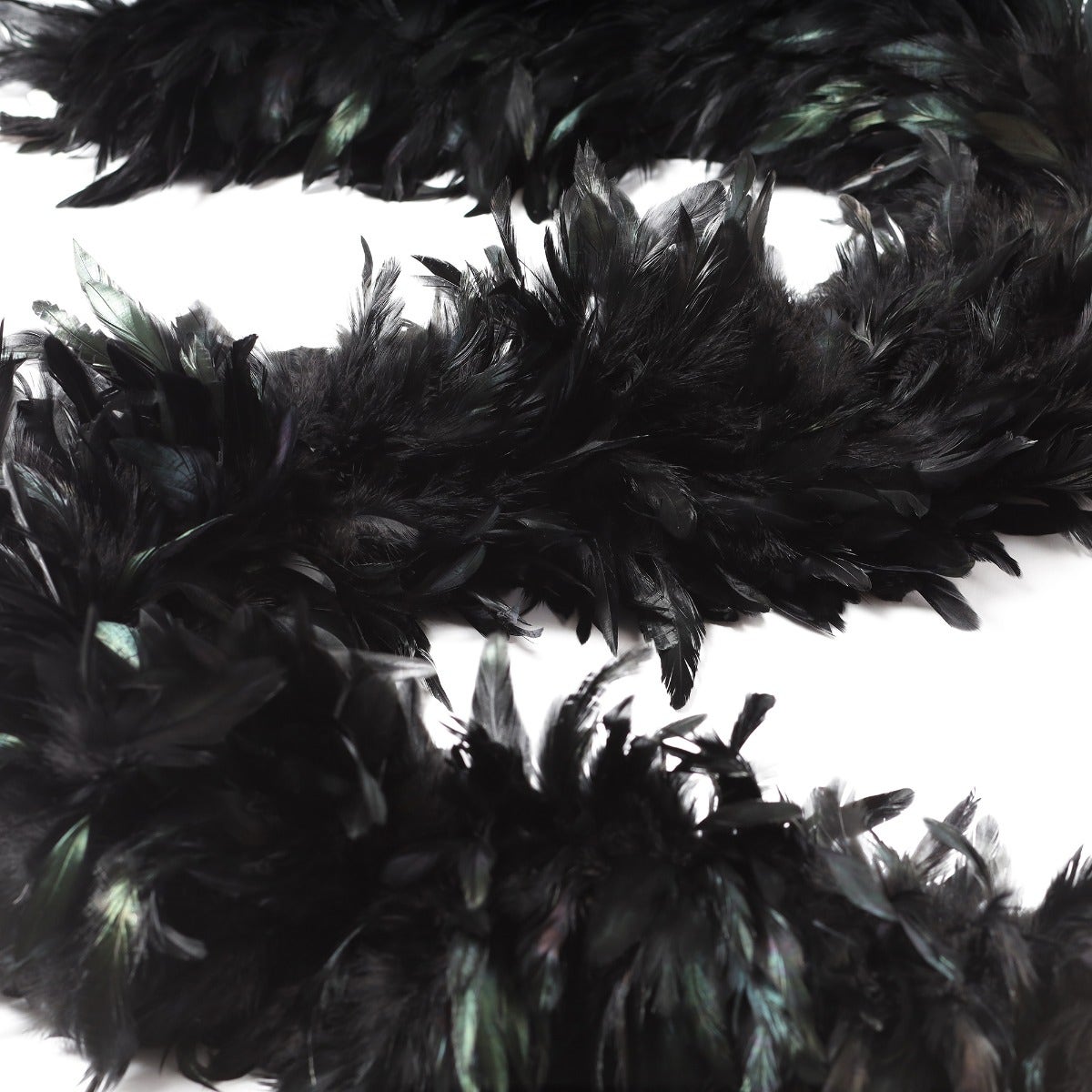 Schlappen Boa-Dyed Iridescent - Black/Iridescent