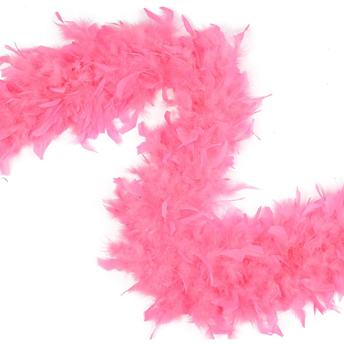 Zucker Heavy Weight Chandelle Feather Boa Solid Colors - Pink Orient