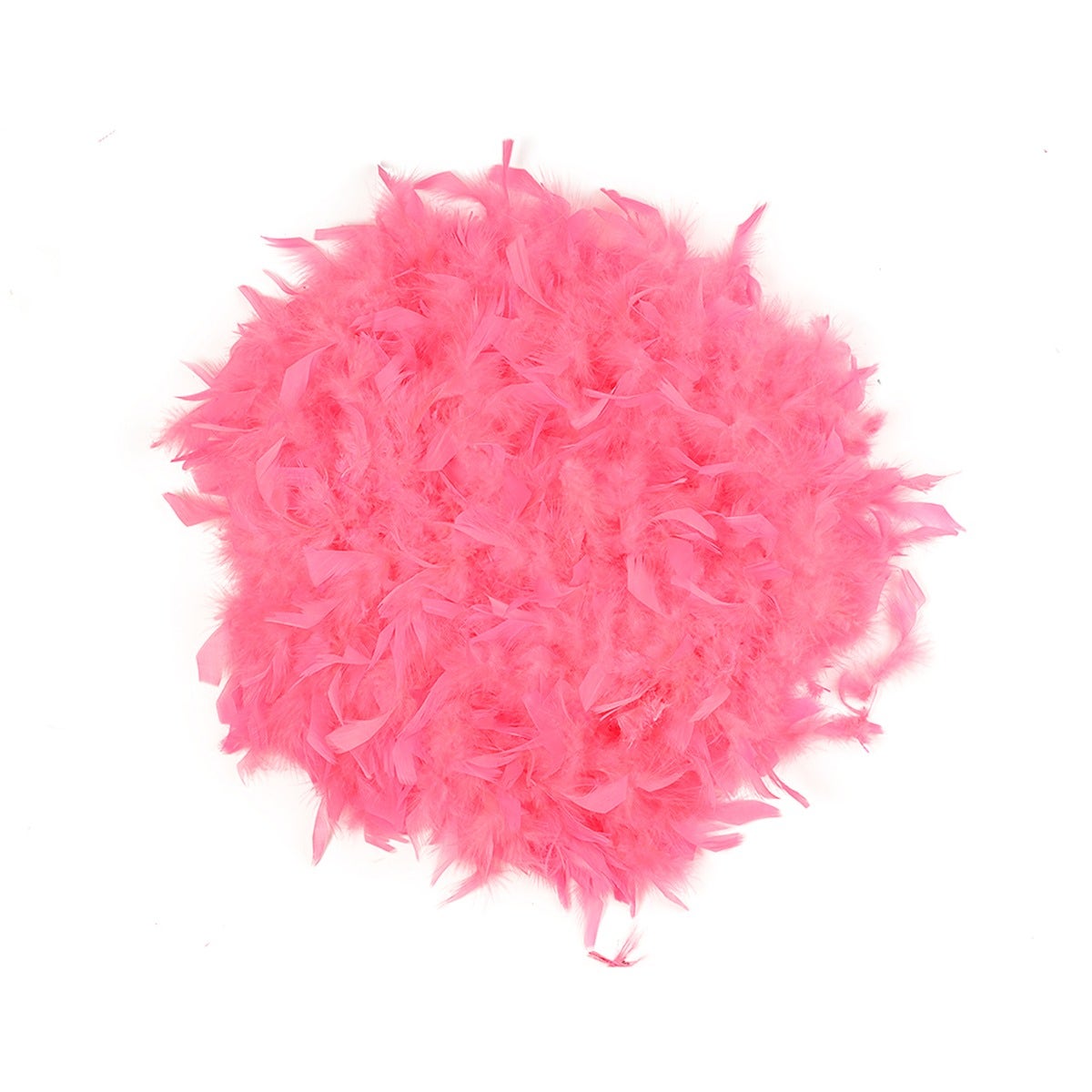 Chandelle Feather Boa - Heavyweight  - Pink Orient