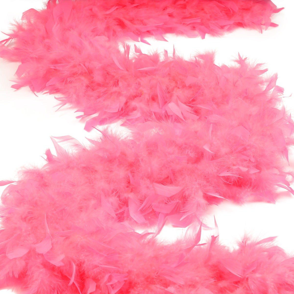 Chandelle Feather Boa - Heavyweight  - Pink Orient