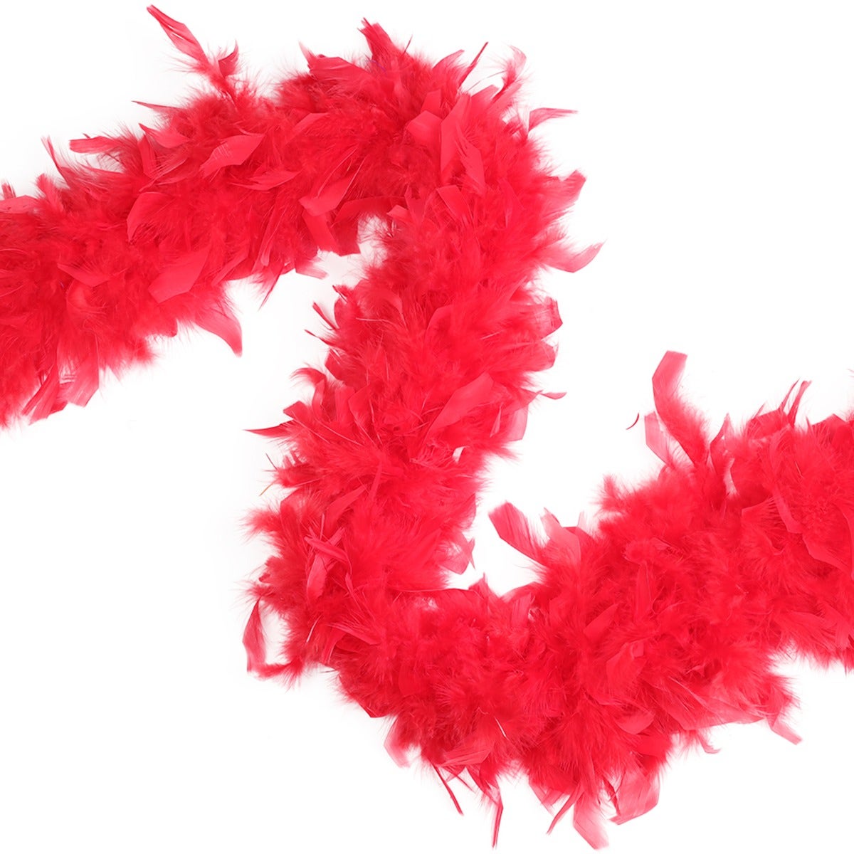 Chandelle Feather Boa - Heavyweight  - Red