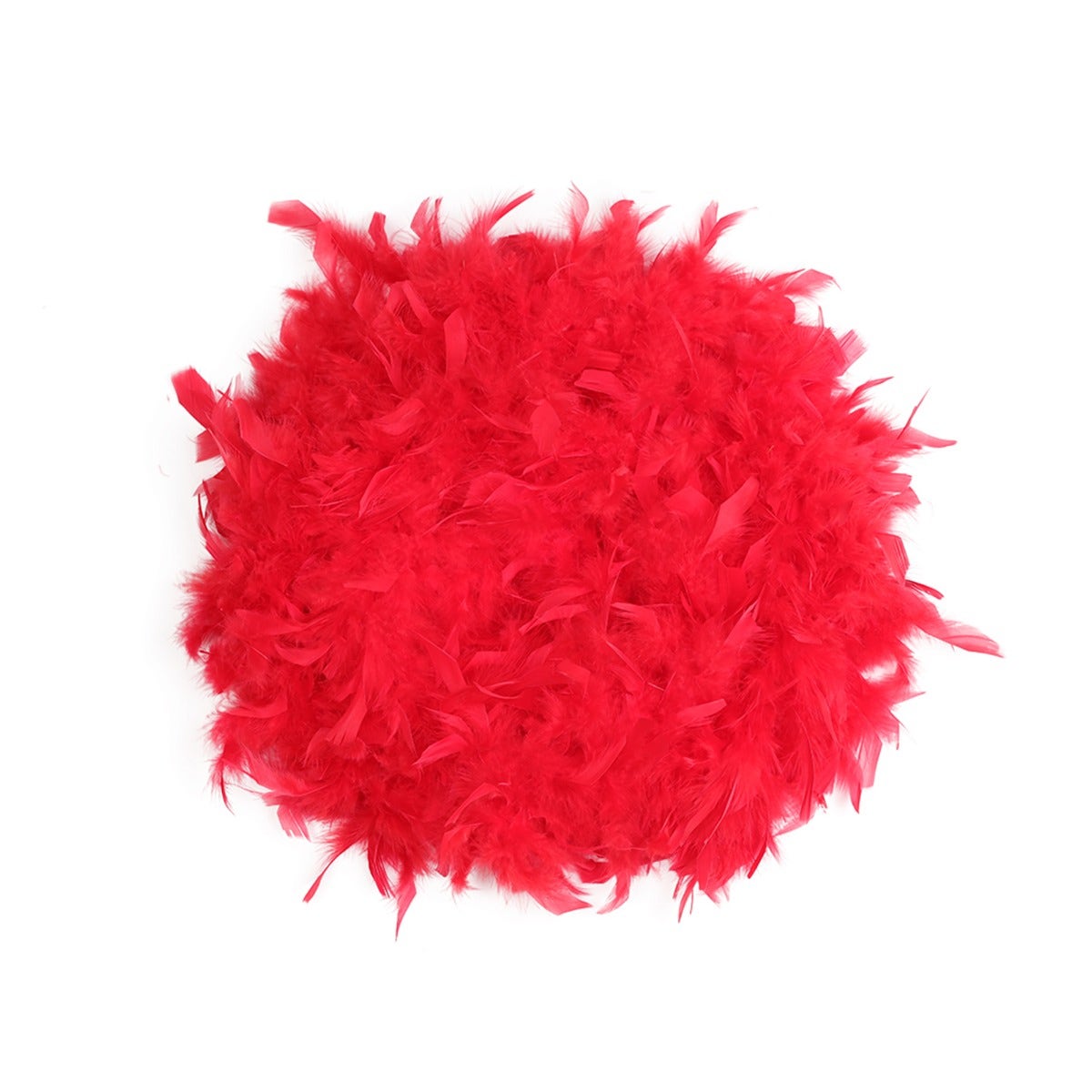 Red Chandelle Feather Boa For Sale | Solid Color Heavy Weight Boas ...
