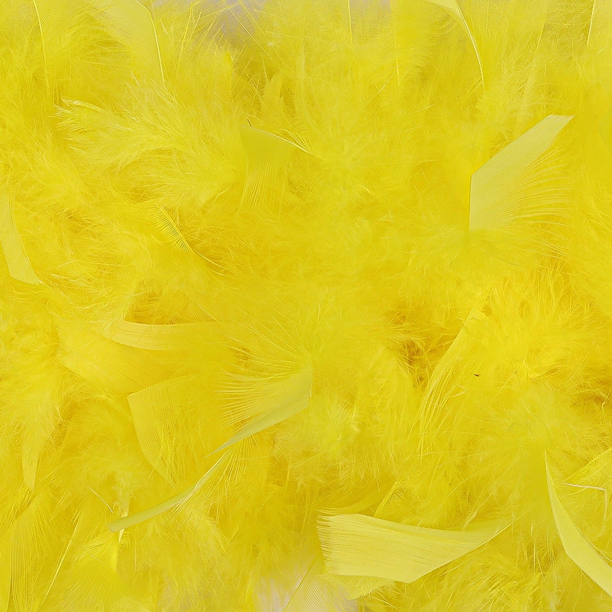 Chandelle Feather Boa - Heavyweight  - Yellow