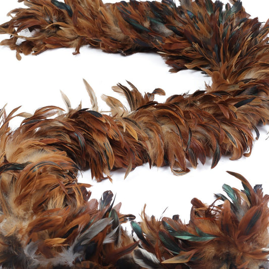 Boa bicolore en plumes violine et noir 180 cm - Accessoires/Boas et Plumes  