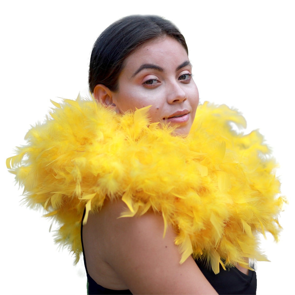 Chandelle Feather Boa - Heavyweight  - Gold