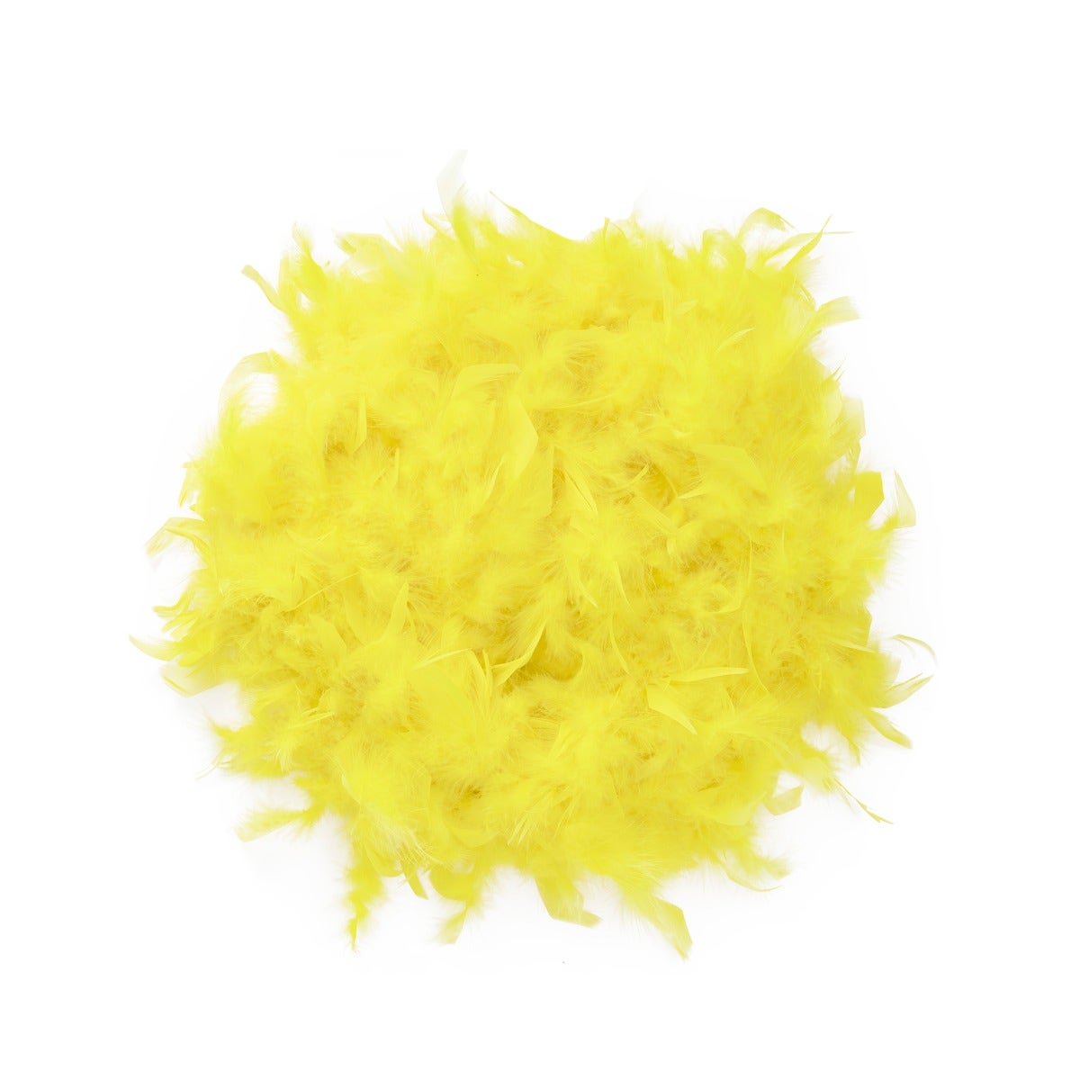 Chandelle Feather Boa - Medium Weight - Yellow