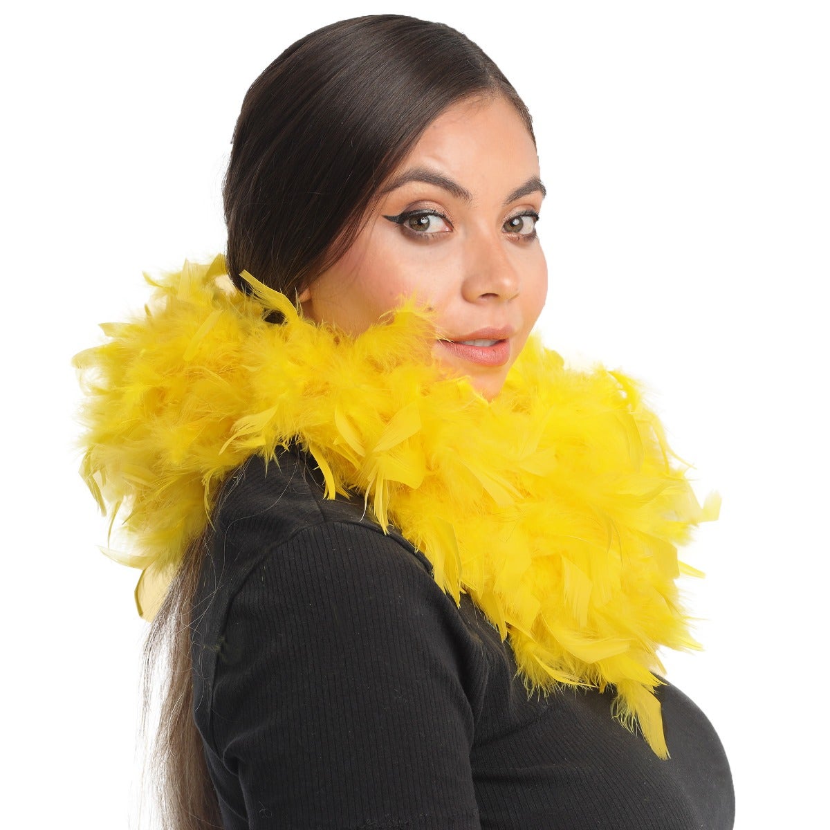 Chandelle Feather Boa - Medium Weight - Gold