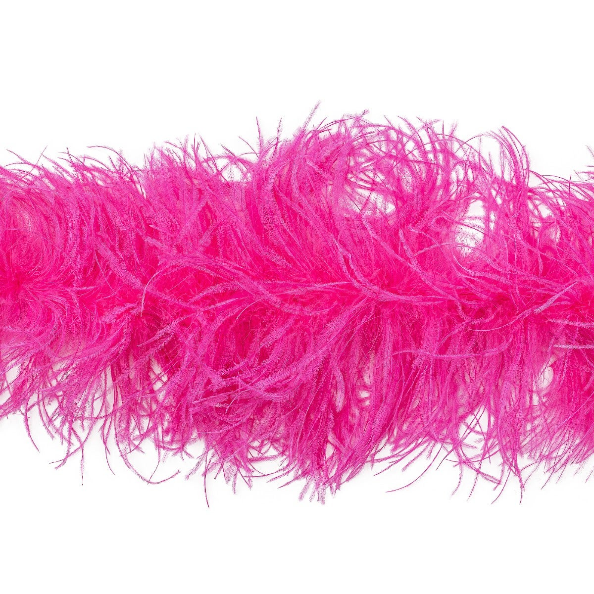 Shocking Hot Pink 3 Ply Ostrich Feather Boa