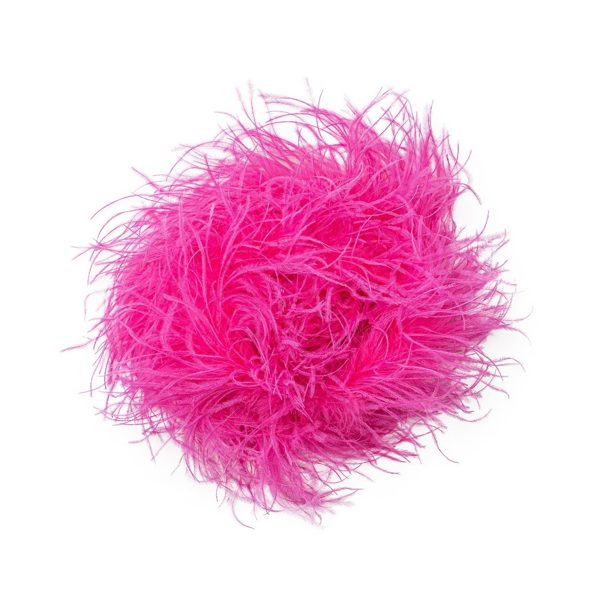 Shocking Hot Pink 3 Ply Ostrich Feather Boa