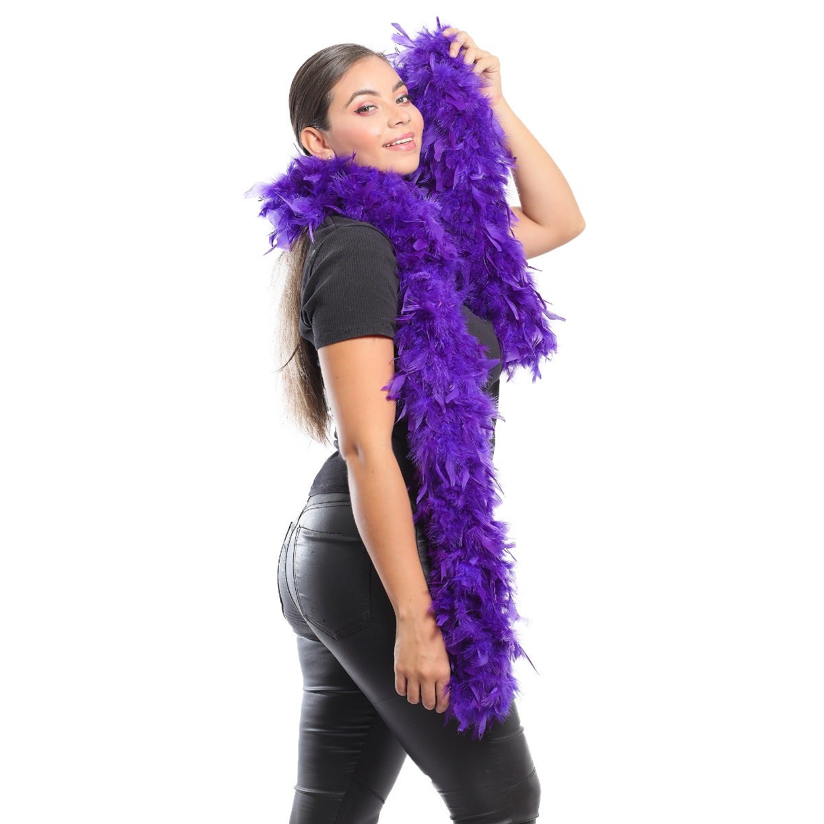 Chandelle Feather Boa - Medium Weight - Regal