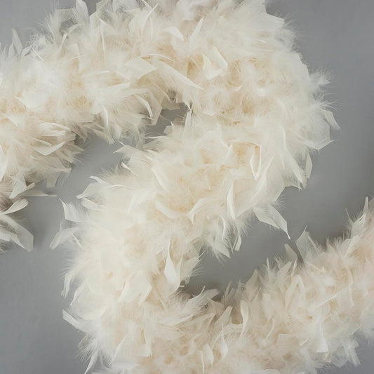 Chandelle Feather Boa - Heavyweight  - Ivory