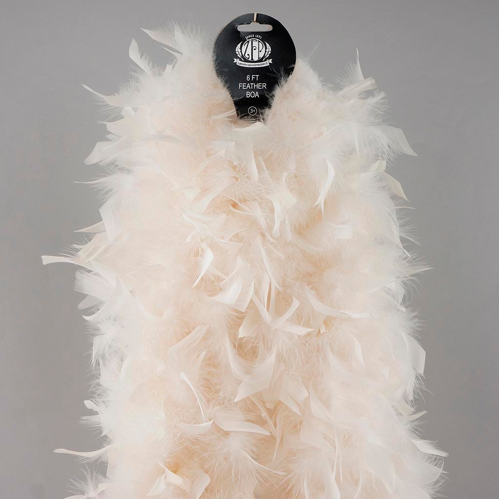 Chandelle Feather Boa - Heavyweight  - Ivory