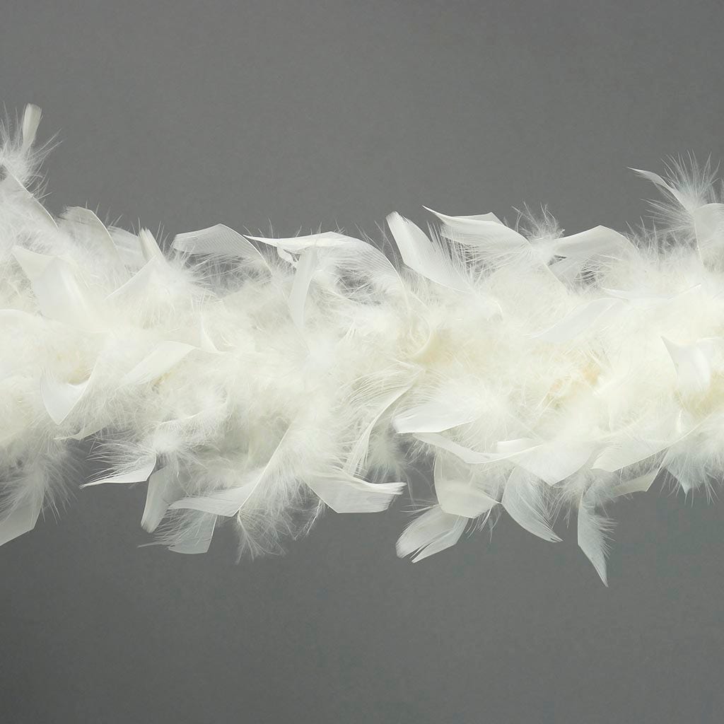 Chandelle Feather Boa - Lightweight - Ivory