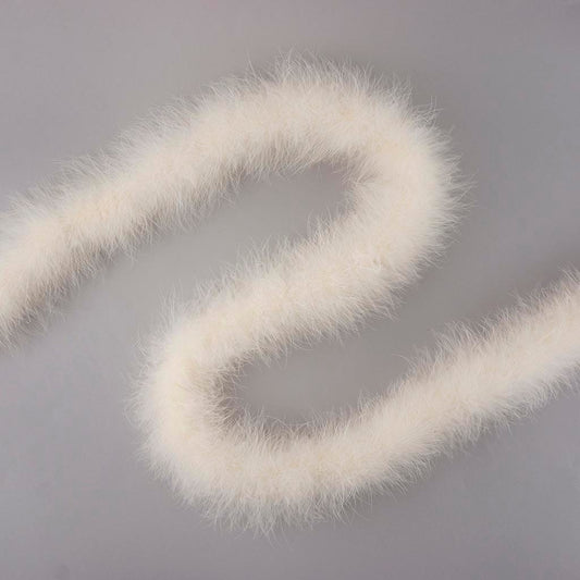 Full Marabou Feather Boa - Ivory