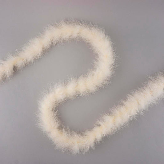 Marabou Feather Boa - Mediumweight - Ivory