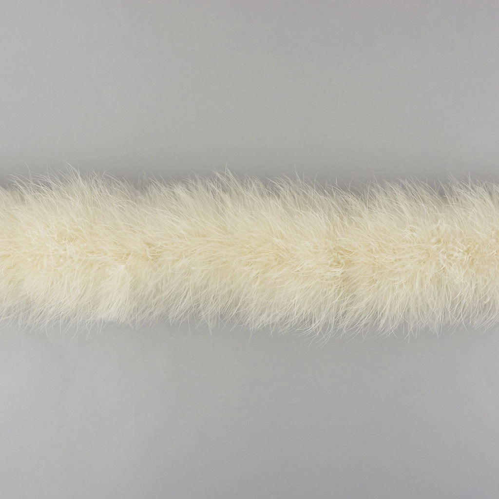Extra Thick Marabou Feather Boa - Ivory