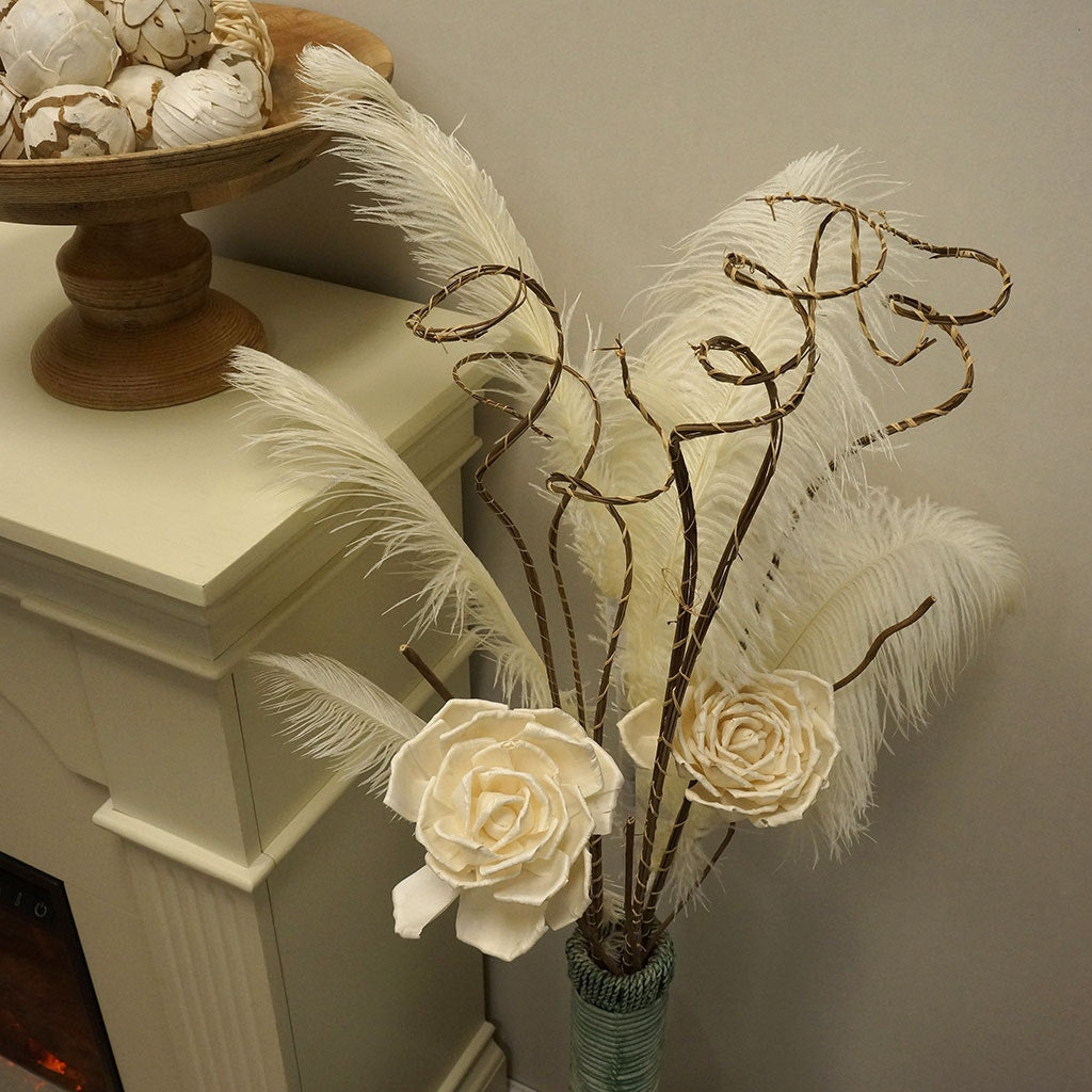 Handicraft Accessories, Rose Ostrich Feathers