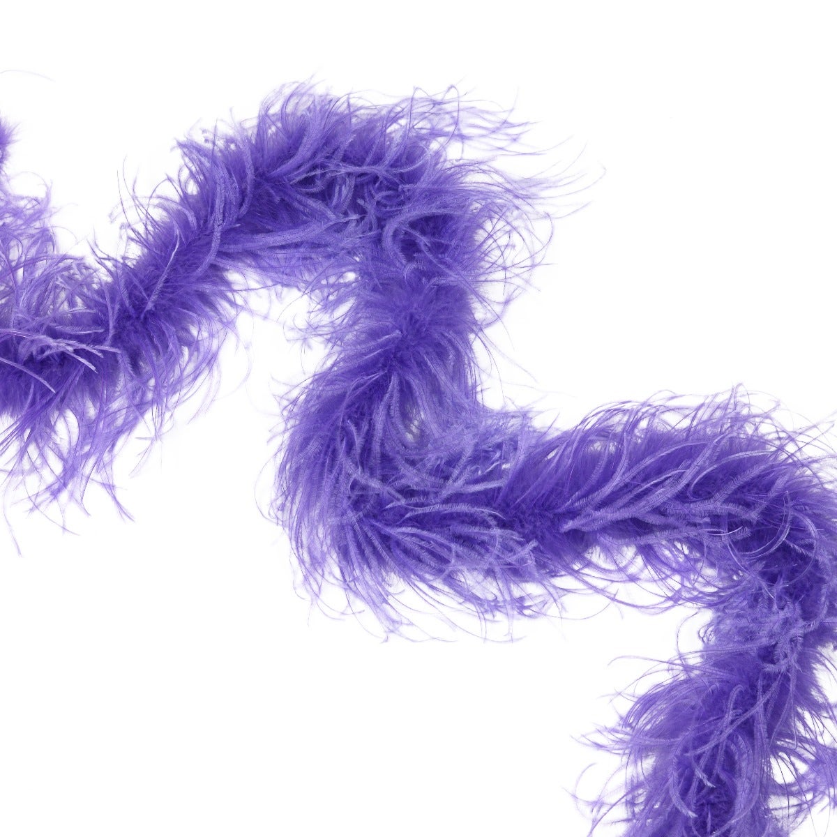 One Ply Ostrich Feather Boa - Lavender