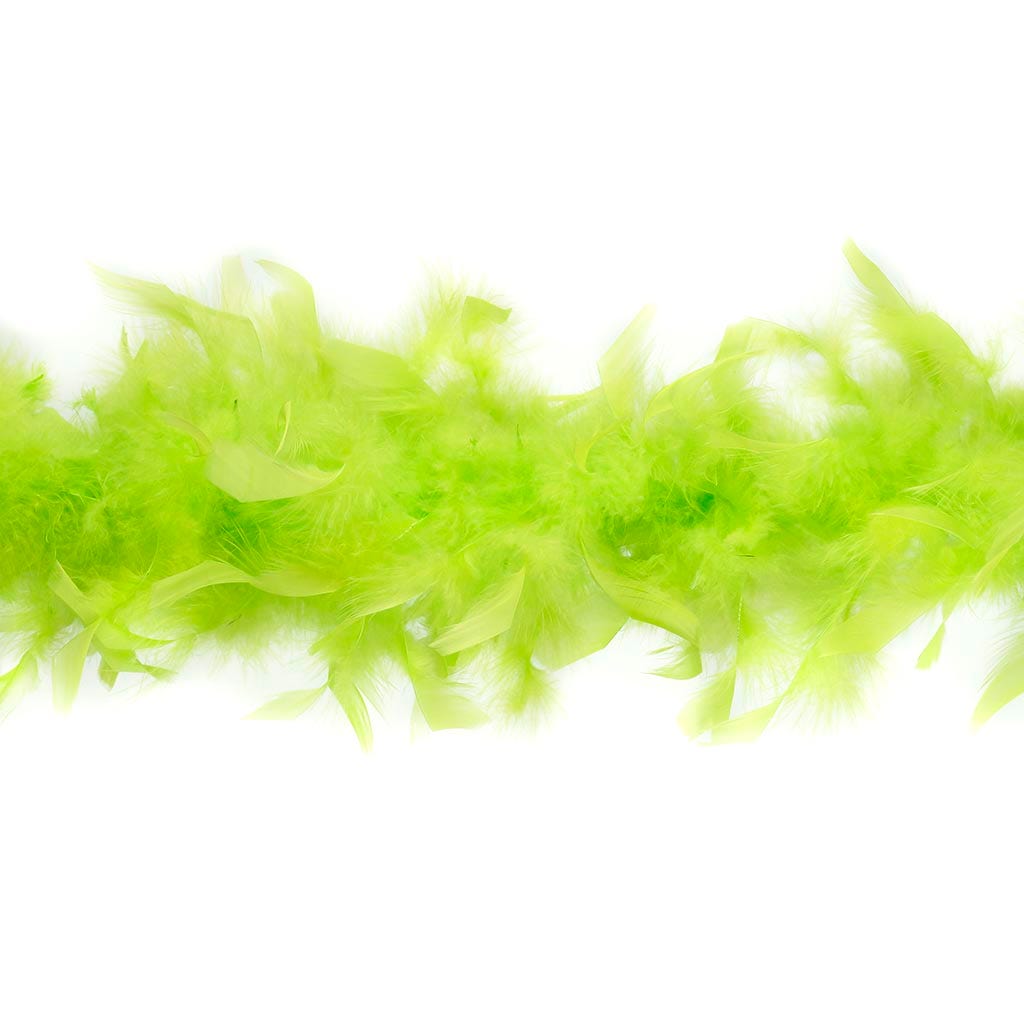 Chandelle Feather Boa - Lightweight - Lime