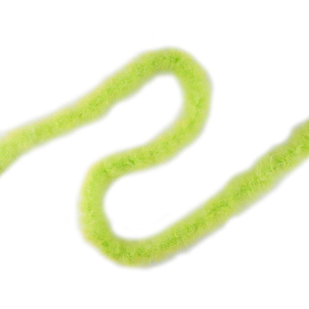 Marabou Boa 10 Yards Long 72g Lime Green Feather Wedding Party - Foto 3