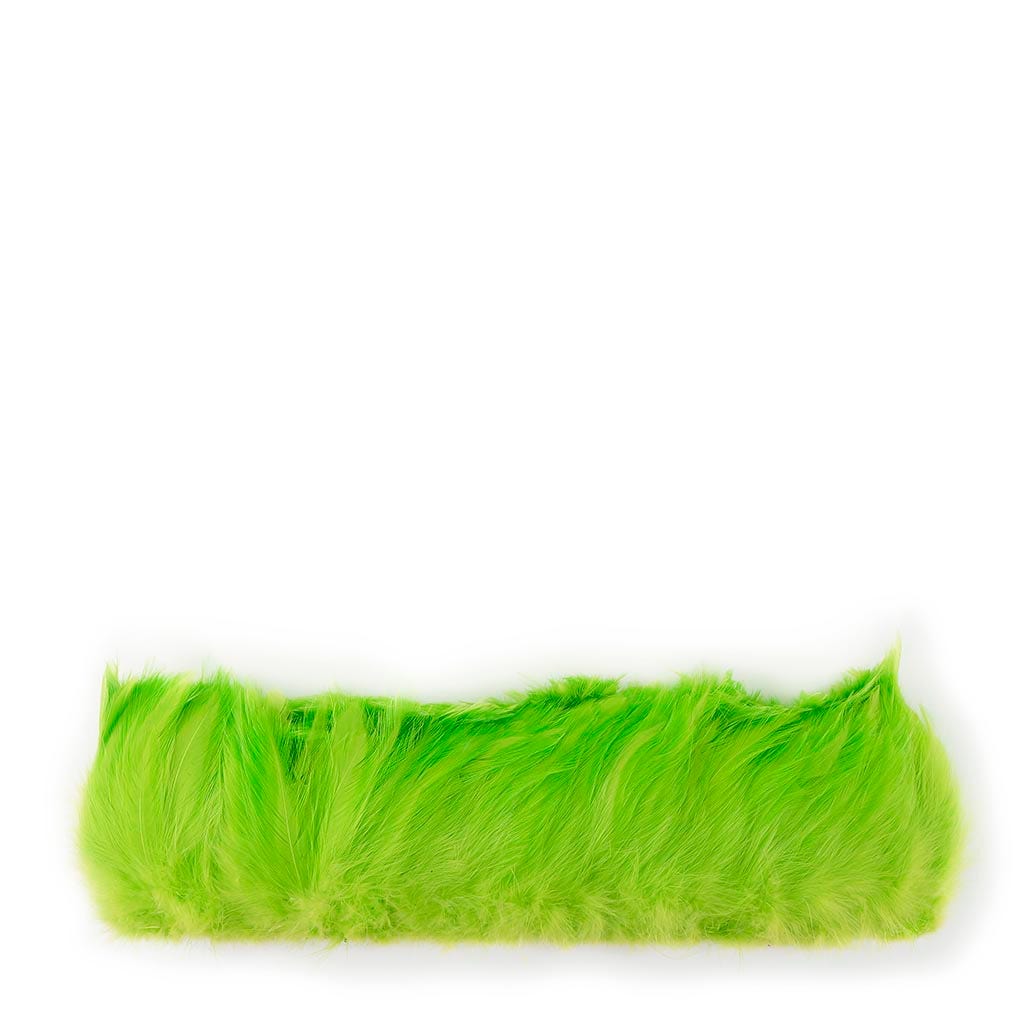 Rooster Hackle-White-Dyed - Lime