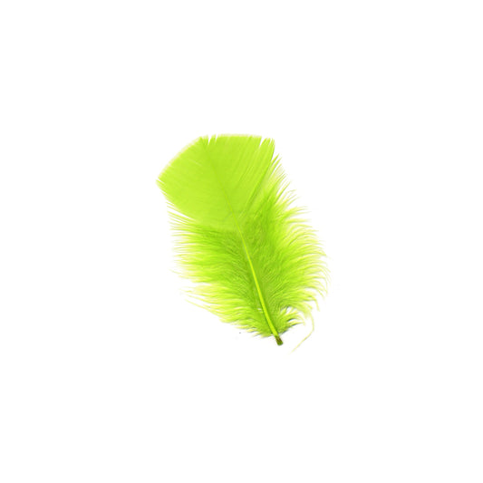 Loose Turkey Plumage Feathers 3-5" - Lime