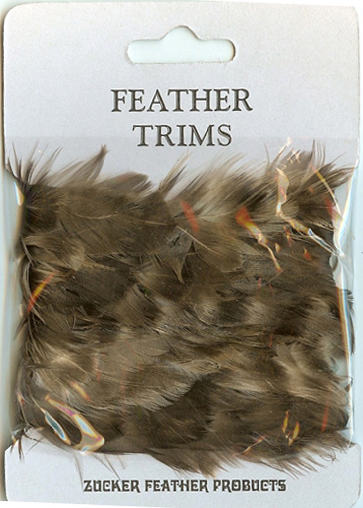 Natural Chinchilla Feather Tape - Natural