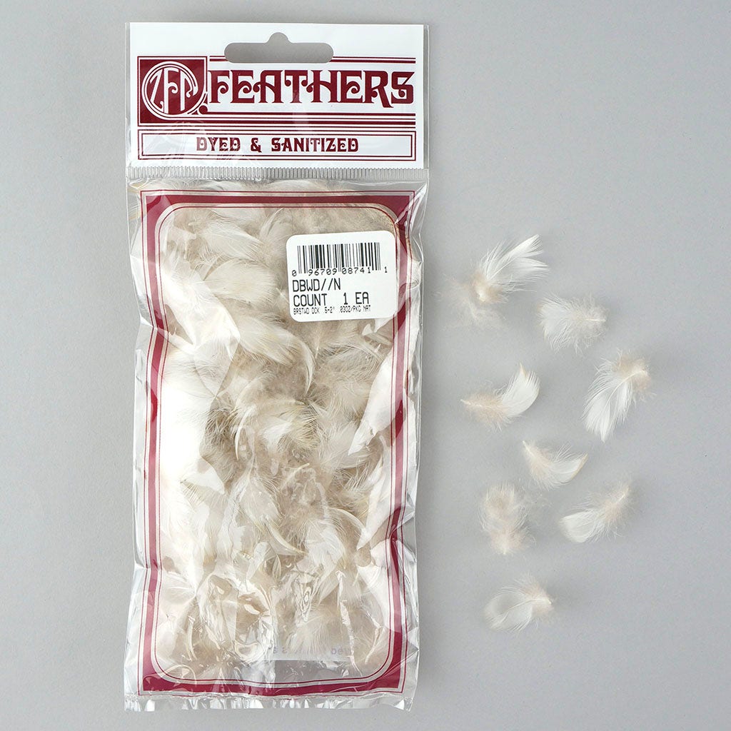 Breast Wood Duck Feathers - Natural
