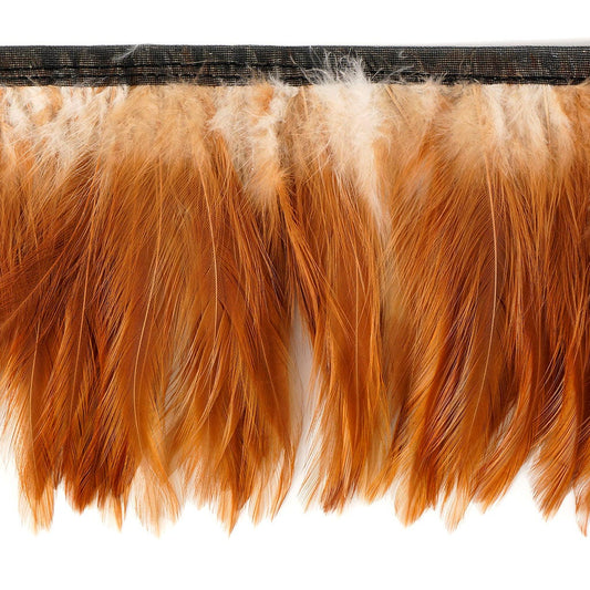 Natural Red Hackle Fringe - Natural