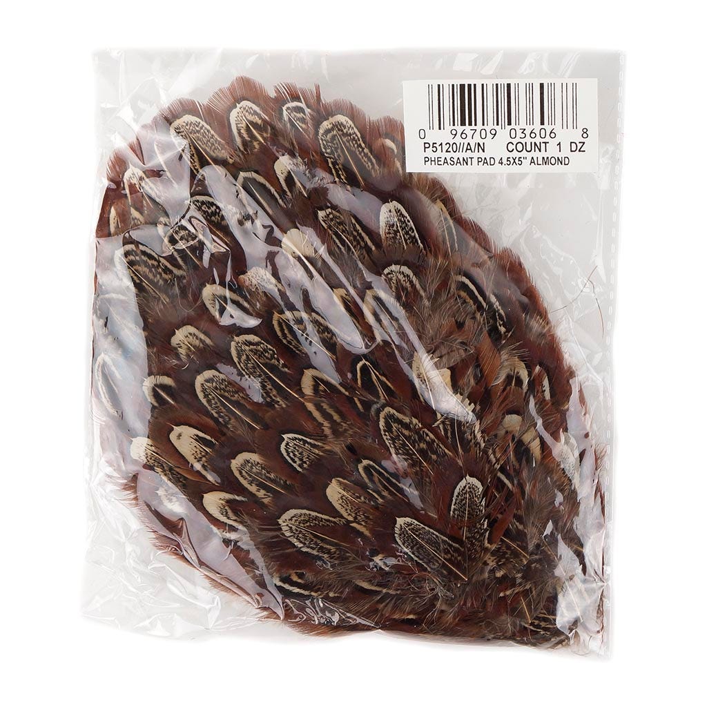 Almond Ringeck Feather Pad - Natural