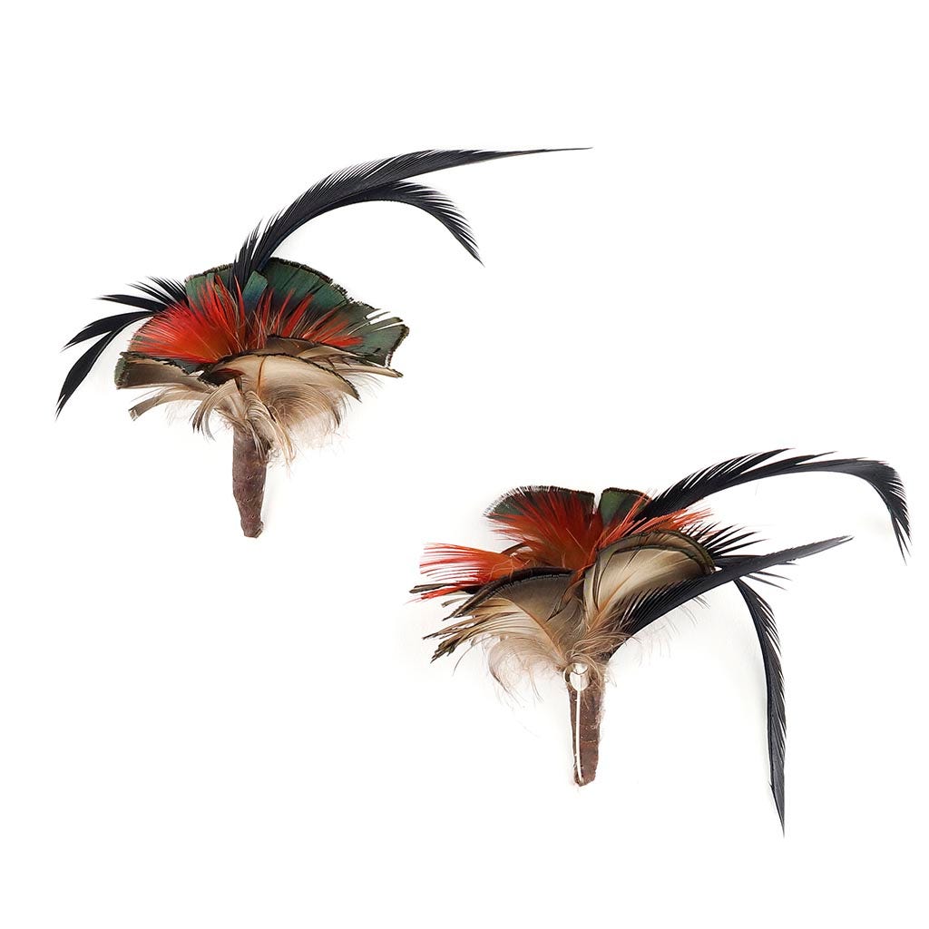 Feather Corsage - Lady Amherst - Biot - Natural