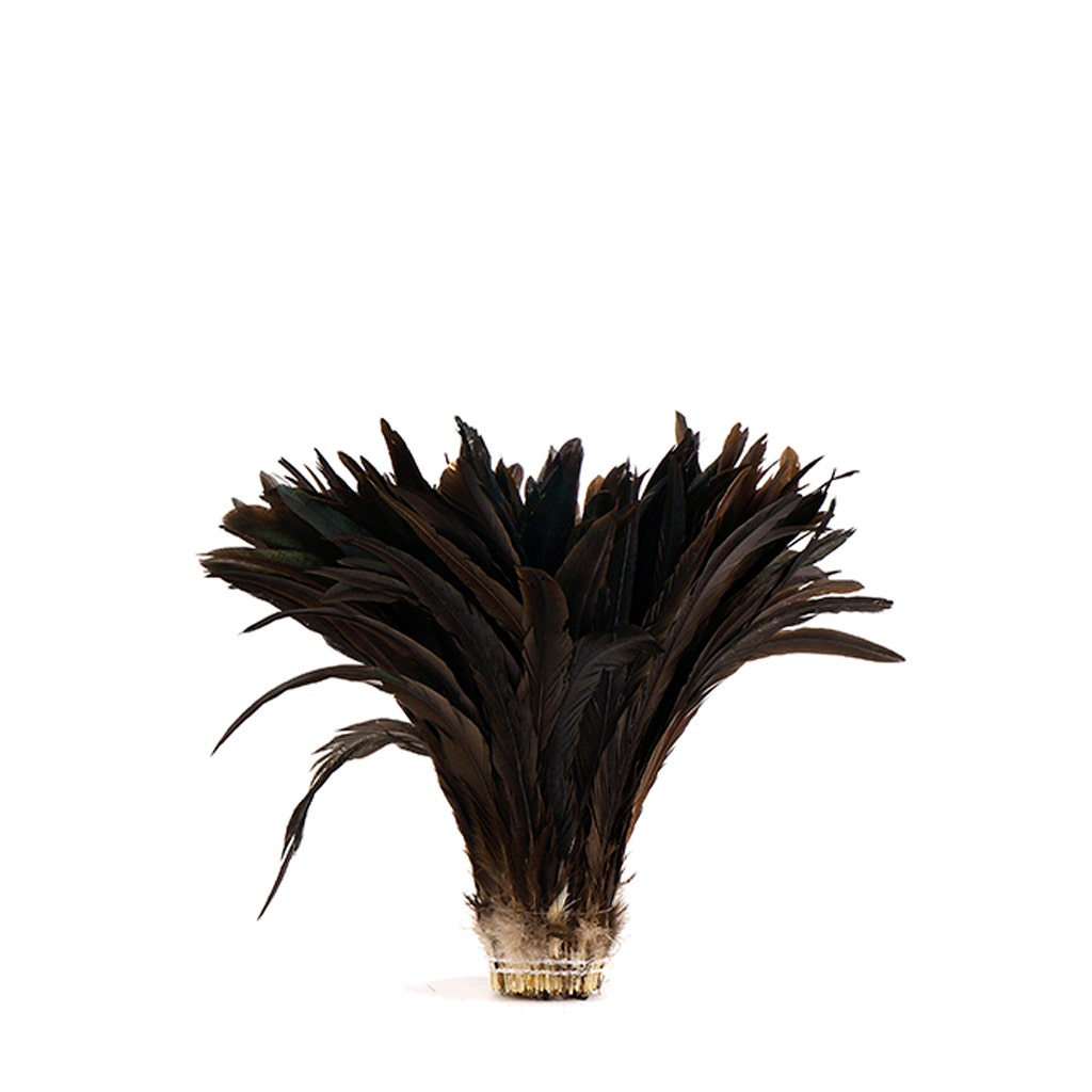 Rooster Coque Tails Feathers Bronze Natural 11-14" [1/4 LB Bulk]