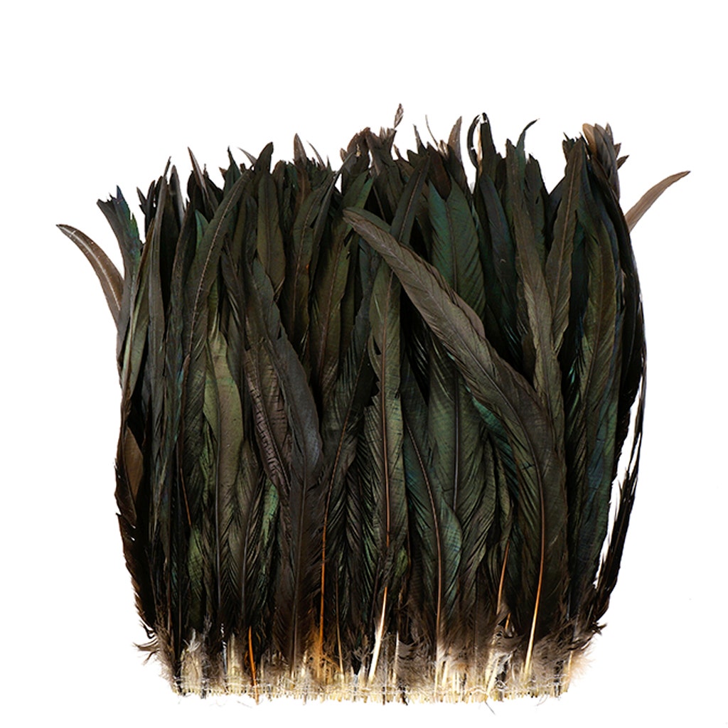 Rooster Coque Tails Feathers Bronze Natural 15-18" [1/4 LB Bulk]