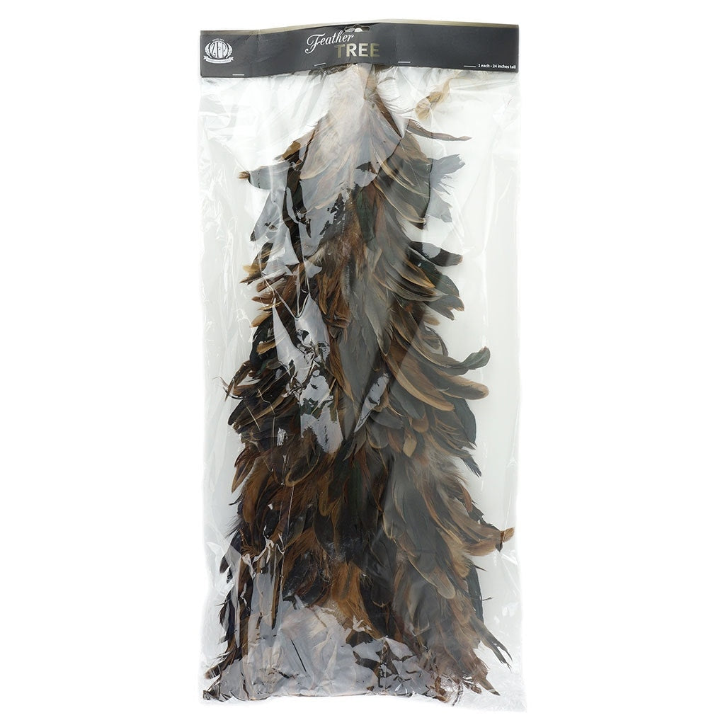 Natural Schlappen Feather Tree 24"