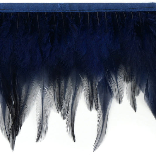 Saddle Fringe Dyed Navy