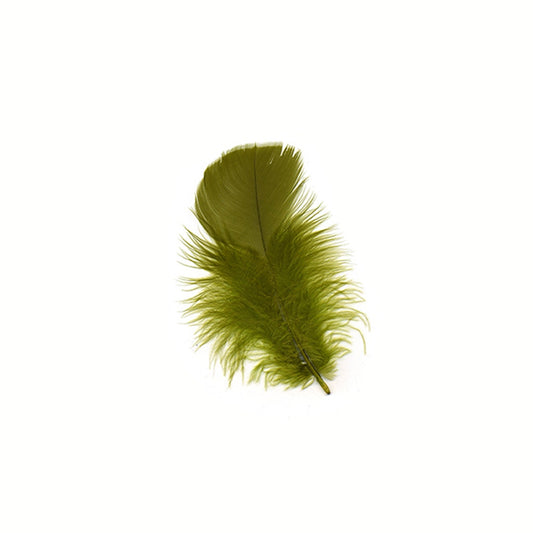 Loose Turkey Plumage Feathers 3-5" - Olive