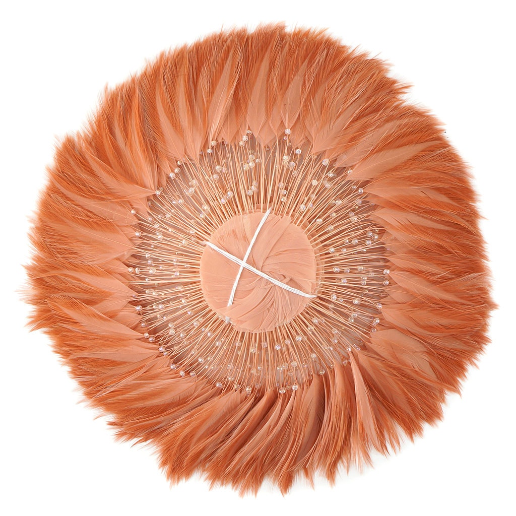 Feather Hackle Plates Solid Colors - Cinnamon