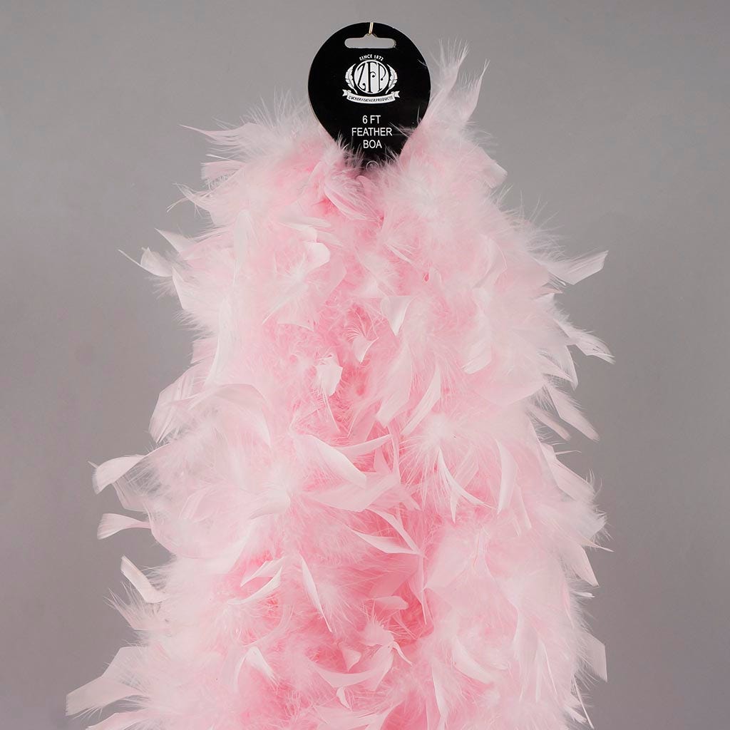 Chandelle Feather Boa - Heavyweight  - Light Pink