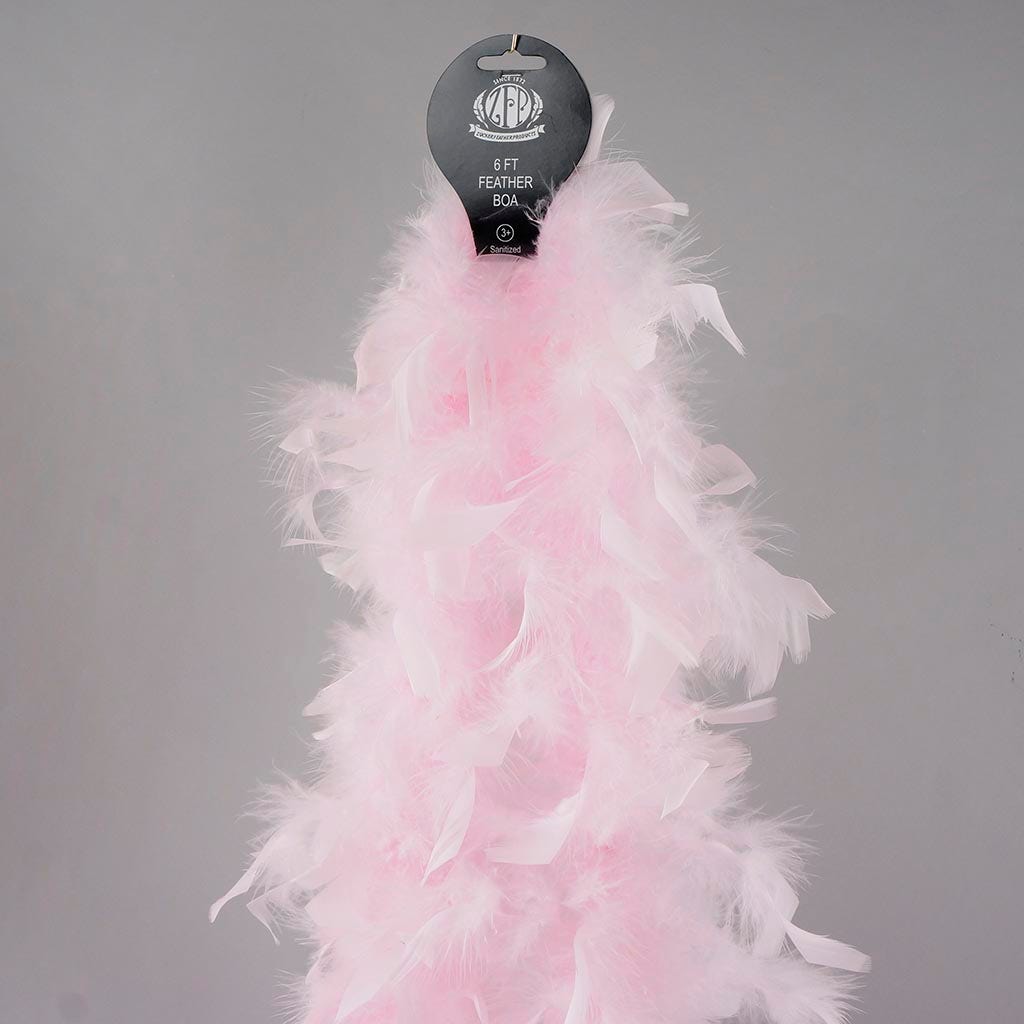 Chandelle Feather Boa - Lightweight - Light Pink
