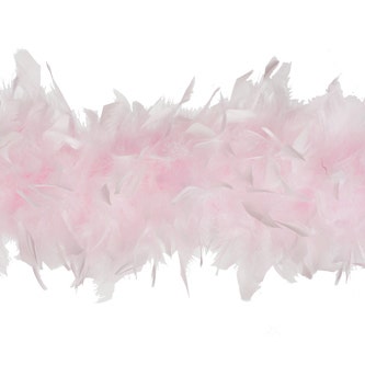 Chandelle Feather Boa - Heavyweight  - Light Pink