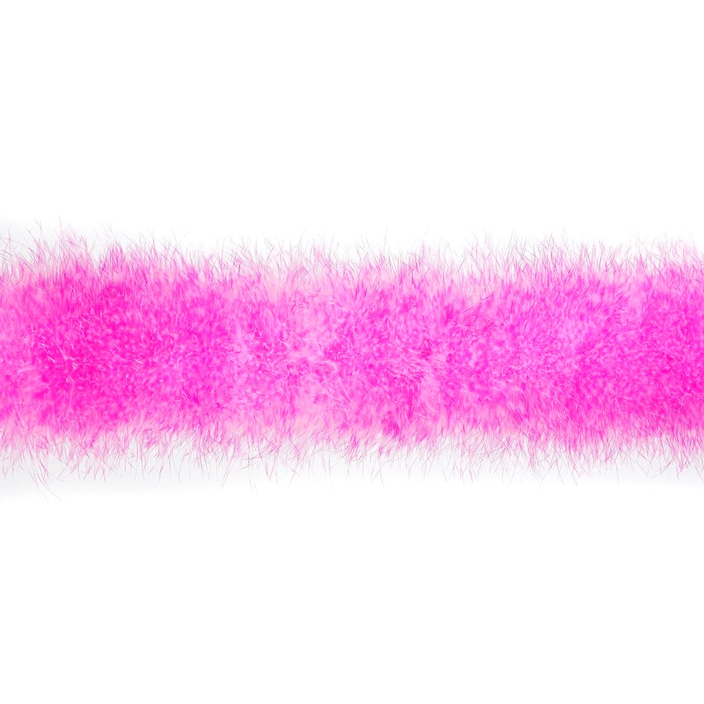 Marabou Boas Stenciled - Candy Pink/Shocking Pink