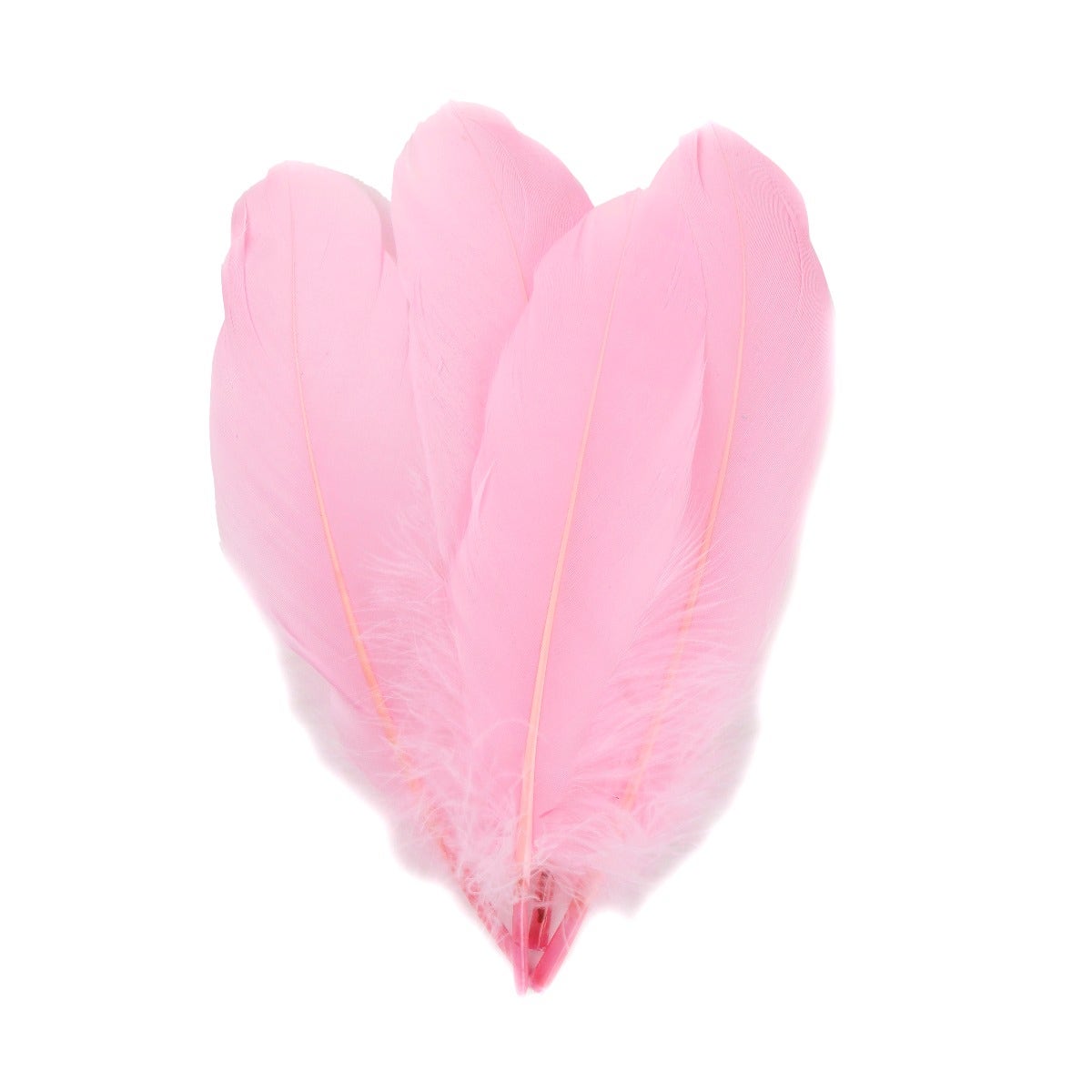 Goose Pallet Feathers 6-8" - 12 PC - Candy Pink
