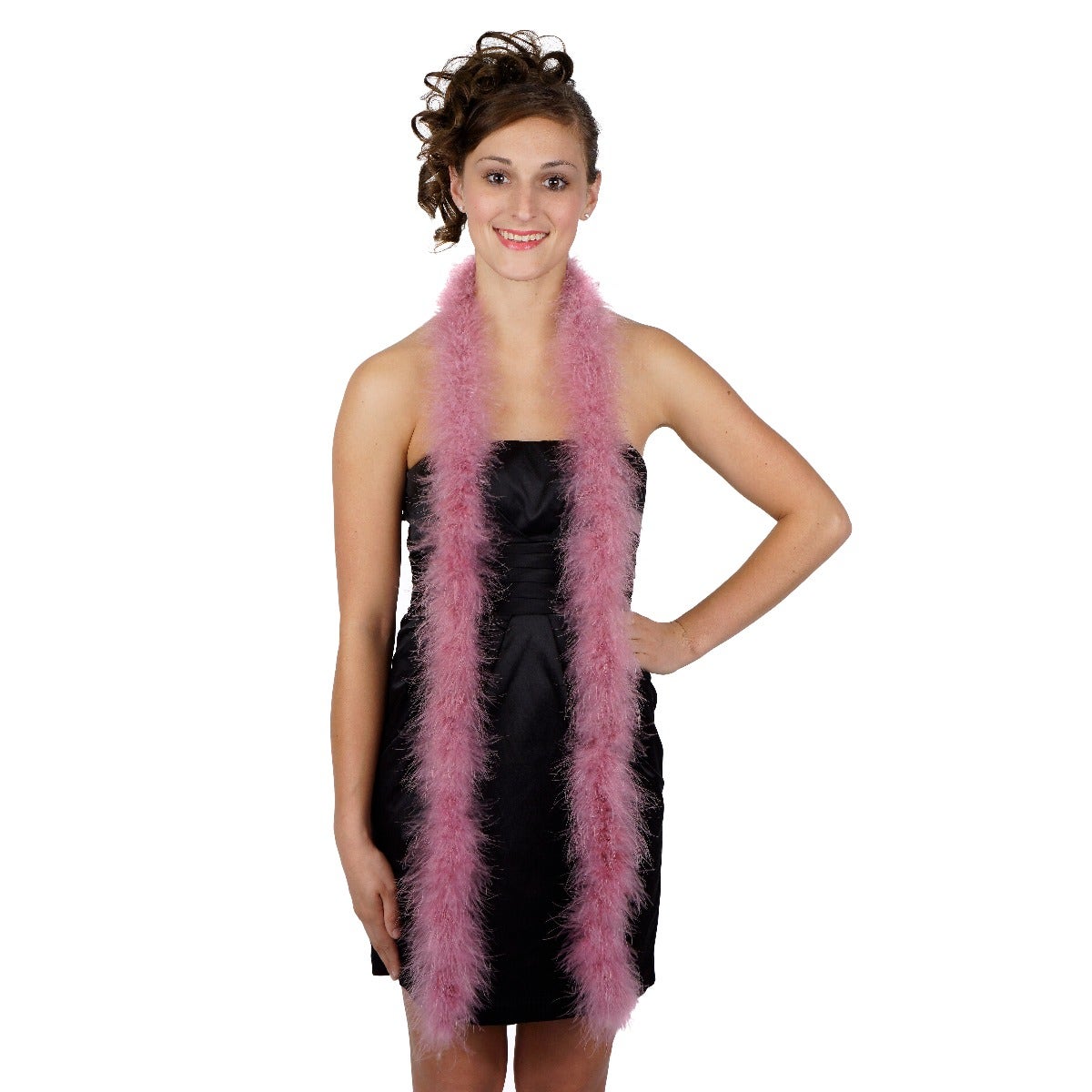 Marabou Feather Boa - Mediumweight - Dusty Rose