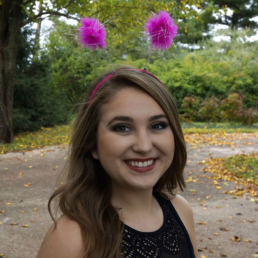 Feather Antenna Costume Headband Accessory - Shocking Pink Halloween/Cosplay/Dress-Up