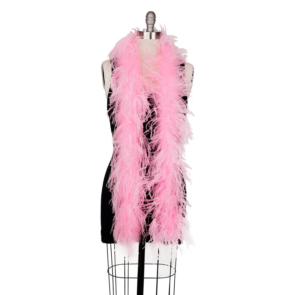 Candy Pink 2 Ply Ostrich Feather Boa